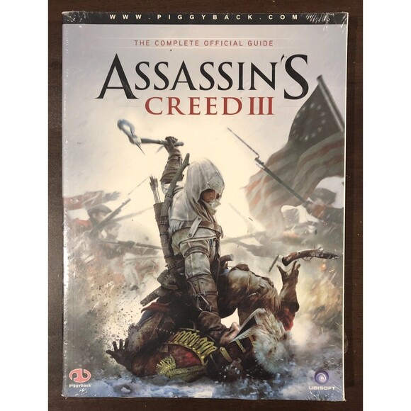 Assassin's Creed III Strategy Guide Piggyback 3 Official Playstation 3 Xbox 360 - Picture 1 of 7